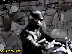 Jock swallows big cock eagerly