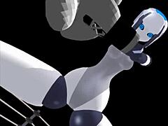 in the pov view, the boxing sexbot engages in intense sexual activity with the user, delivering powerful thrusts and sensations