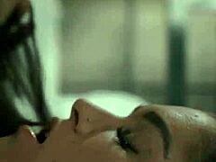 Hot Brunette Feels Amazing as Friend Massages Her Pussy