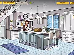 Petite milf explains in game episode