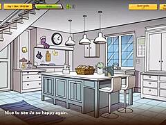 Petite milf explains in game episode