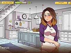 Petite milf explains in game episode