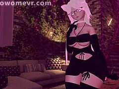 Sexy airbnb hostess fucks you in cosplay for rating