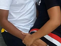 Delivery guy pounds shaved ass for lunch payment