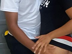 Delivery guy pounds shaved ass for lunch payment