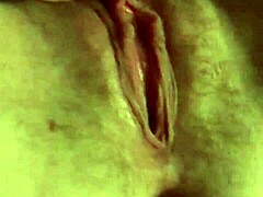 Girl intensely plays with her wet pussy