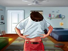 SummertimeSaga: Mommy Offers Sex for Cash in Hentai Masturbation Scene