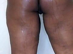 Ebony Wife, Masturbating In Bath Again?