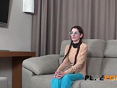 Littlebio reveals why her name fits after deepthroating tons of cock.