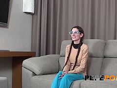 Littlebio reveals why her name fits after deepthroating tons of cock.