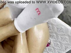 เฟติชเท้าสาวรัสเซียน้ำมันของฉันแบบโคลสอัพ?