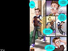 Milftoon Comic Featuring Mature Women in Action Scenes