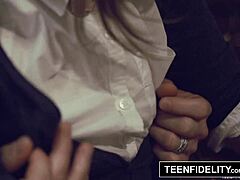 Feeling Intense: Alaina Dawson Creampied on Teacher's Desk in Teenfidelity