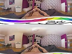 Sexlikereal nuru massage vr360 60fps holivr with teen in cowgirl