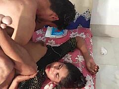 Hot couple shares deepthroat and passionate sex in homemade bedroom video