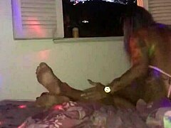 Pattyzinha drinks beer while pounding soft ass.