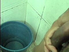 Chubby Twink Joaoosafado Cums Hard In The Bathroom POV With Big Black Cock