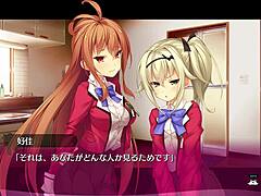 Watch this bukkake hentai game explode!