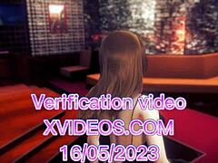 Video de verificacao with natural tits