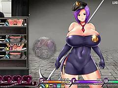Karryn prisi�n hentai game features big tits and ass masturbation