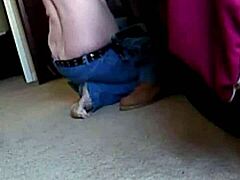 Deepthroating a big black cock with gagging and choking