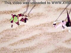 Genshin Impact MMD Features Rosaria and Kuki Shinobu in Rockabye Scene