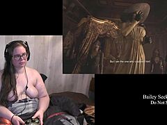 Part 3 of a nude playthrough of Resident Evil Village with fetish elements