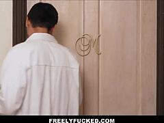 Stepsister's Intense Emotions in Freeuse by Stepbrothers - Mira Monroe