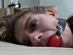 Carrie restrained and teased in intimate POV encounter