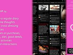 I feel aroused during sissy training with cock and assfucking