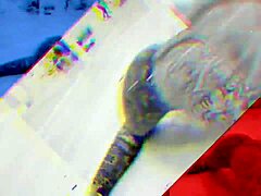 Ebony beauty twerks hard while fingering oiled shaved pussy