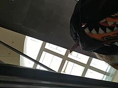 Hinting At Colombian Prostitute's Upskirt View