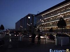 European slut dominates with intense interracial titfuck action