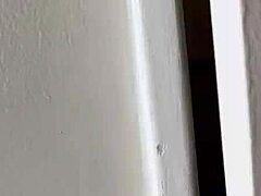 Homemade brunette rides pussy doggystyle