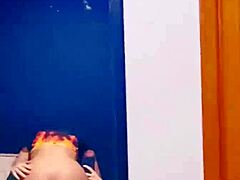 First time banging my girlfriend with a creampie finish