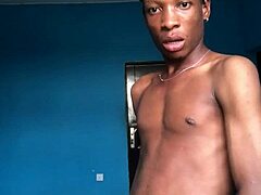 horny twink craving that massive ebony cock in homemade fun