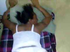 Bent Over Black Partner In Intense Doggystyle Action