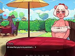 In My Pig Princess Hentai, episode 10, she uses naughty ice cream sucking techniques. 😈