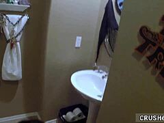 POV video of perverted teen's Halloween fun with family