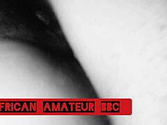 Ebony Amateur Couple Fucks Rough With Big Black Cock Squirting Orgasm