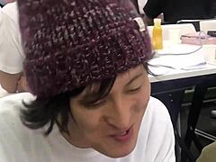 Just gay enjoying meat dishes.