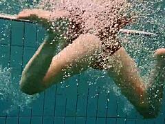 wanna see hot hairy vesta getting wet underwater with her tits out?