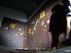 Asa Akira Zombie Behind The Scenes