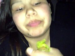 My Girlfriend's Seductive Blowjob and Handjob