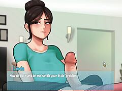 House Chores Lead To Huge Cumshot On Her Dress!