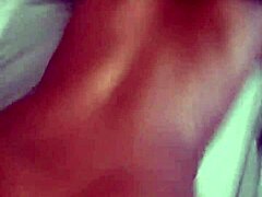 Black girl struts her stunning curves on camera