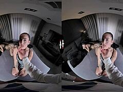 dark room vr session where shh we are cumming intensely