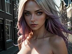 pink haired teens in sex compilation