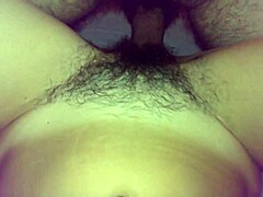 Old Hairy Woman Masturbates Blindfolded At Home!