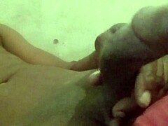 Xvkendollar2 stroking massive black cock to explosive cumshot.